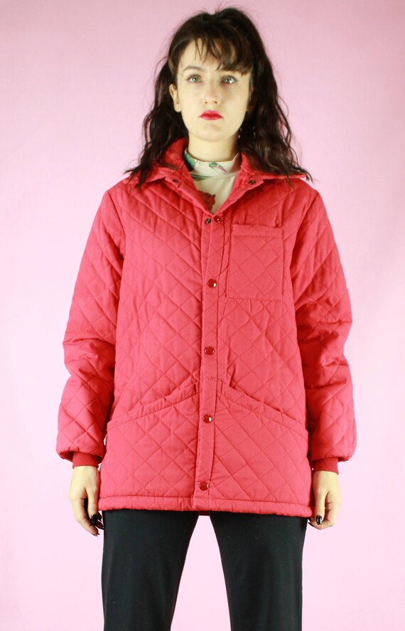 70 ' s Puffer Ski rouge vif Ski Puffer manteau Vintage vêtements vêtements rétro manteaux années 60 années 80 ad538a 70 ' s Puffer Ski rouge vif Ski Puffer manteau Vintage vêtements vêtements rétro manteaux années 60 années 80 ad538a