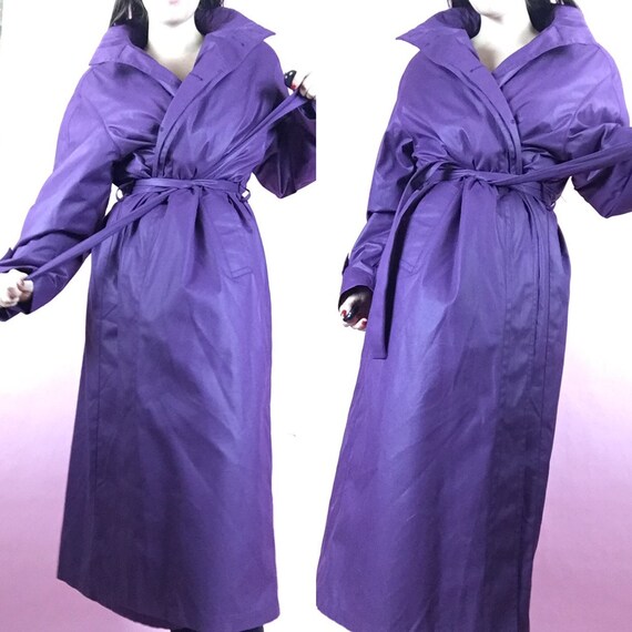 purple mac coat