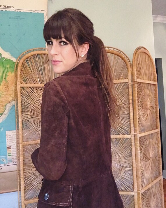 1970's leather jacket, women's