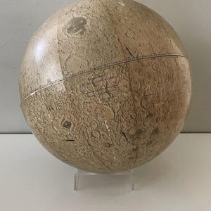 Auténtico globo lunar de la década de 1960: globo lunar vintage de gran tamaño