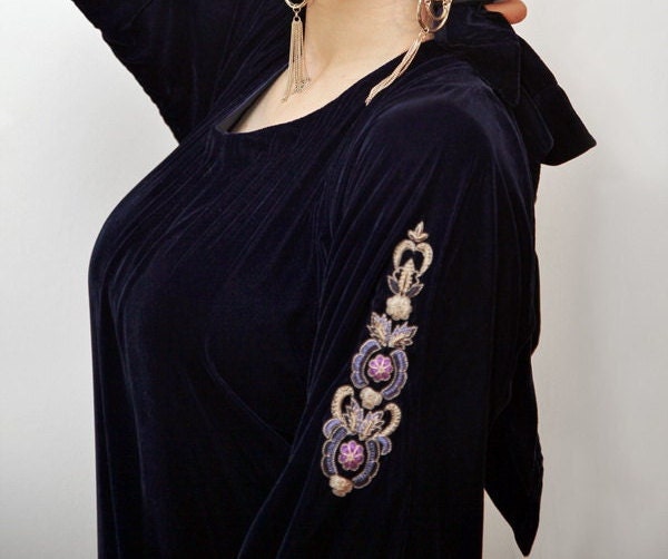 sachin and babi light blue dress ASOS EDITION lace embroidered velvet cami midi dress in dark blue main image 0