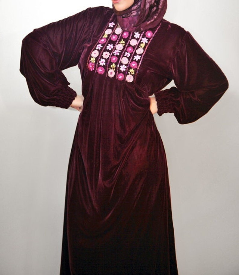 Custom Inked Vneck Bodice Dress - Velvet main image 1