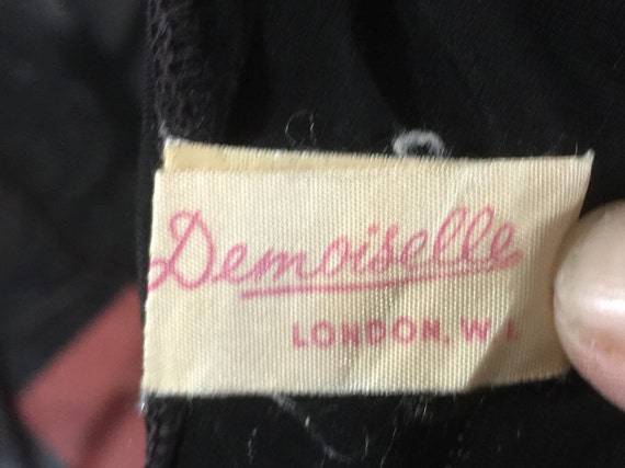 Vintage 1950s Demoiselle 1 Piece Swimsuit Size 41 - image 2