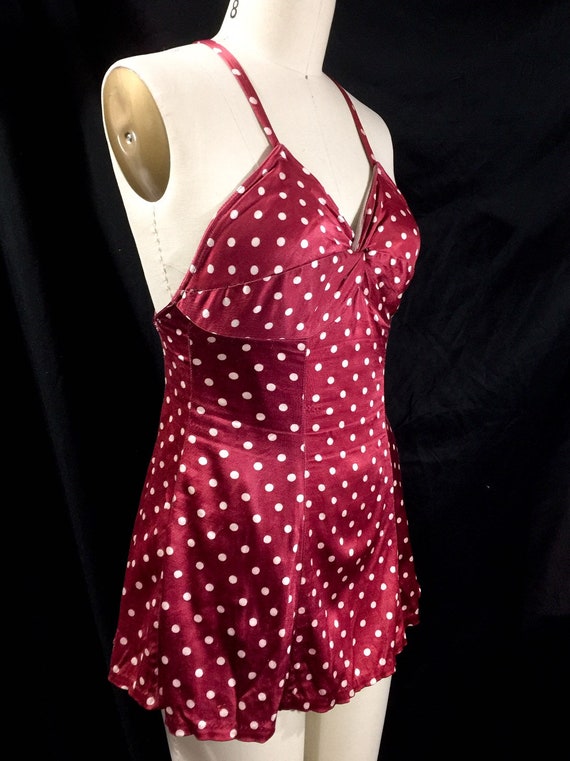 Extremely Rare Vintage 1930s Catalina Polka Dot S… - image 6