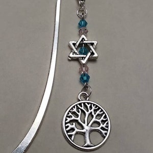 Jewish Bookmark; Star of David Bookmark; Hamsa bookmark
