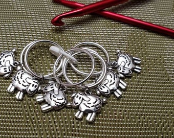 Stitch Markers; Knitting Counters; Knitting Stitch Markers; Progress Markers; Sheep
