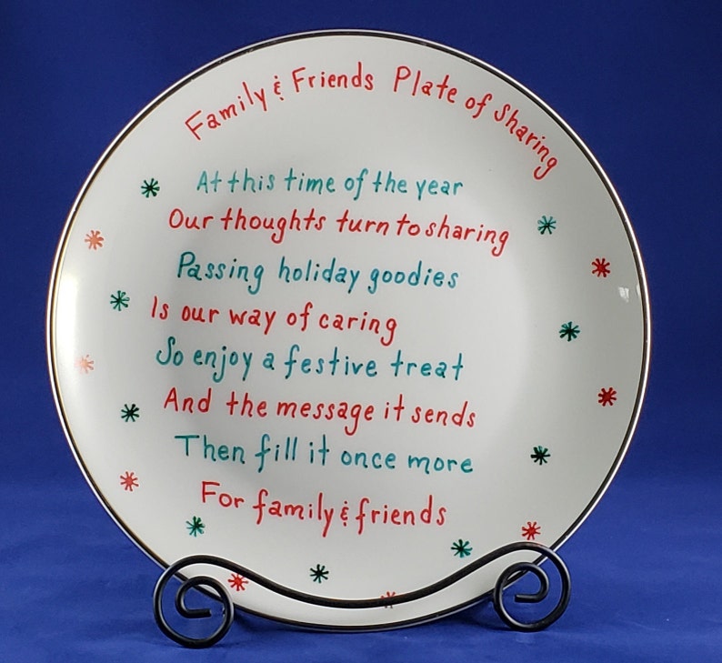 Giving Plate /sharing Plate Etsy