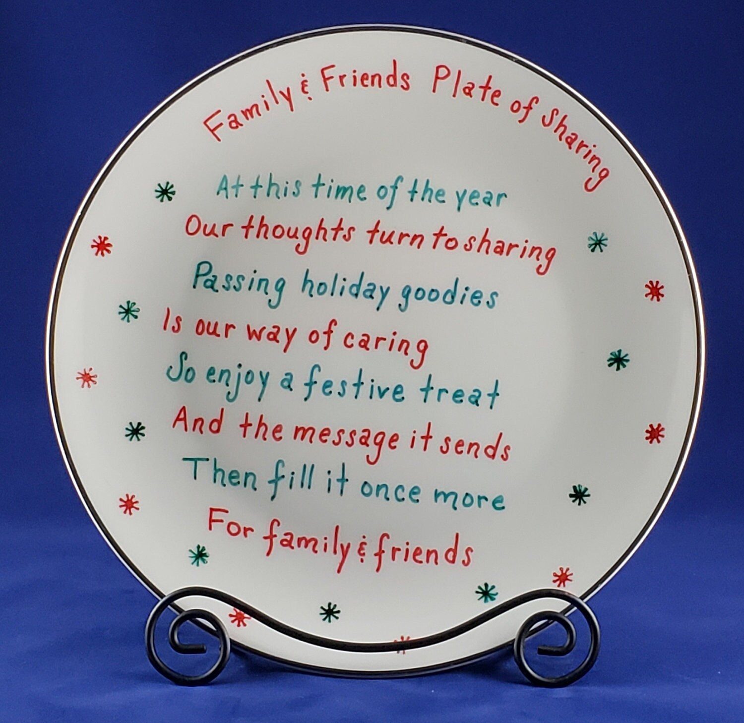 Giving Plate /sharing Plate Etsy
