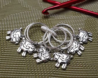 Extra Large Stitch Markers; Sheep Stitch Markers; Knitting Progress Markers; XXL 20mm