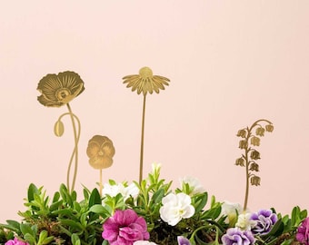 Garden Blooms, decoraciones florales de latón
