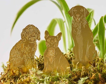 Décoration pour chien - Animal de compagnie végétal, labrador, cockapoo, bouledogue français ou teckel, cadeau mignon pour amoureux des animaux de compagnie !