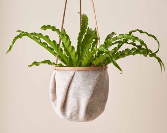 Sew Your Own: Hanging Plant Pot Kit (felt included) craft project for plant parents