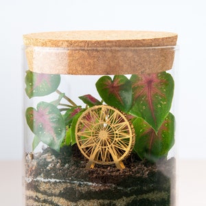 3D ferris wheel, miniature brass DIY model kit image 3