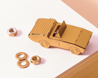 Miniature racing car model kit
