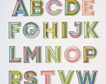 Letter Fridge Magnets - Personality Traits
