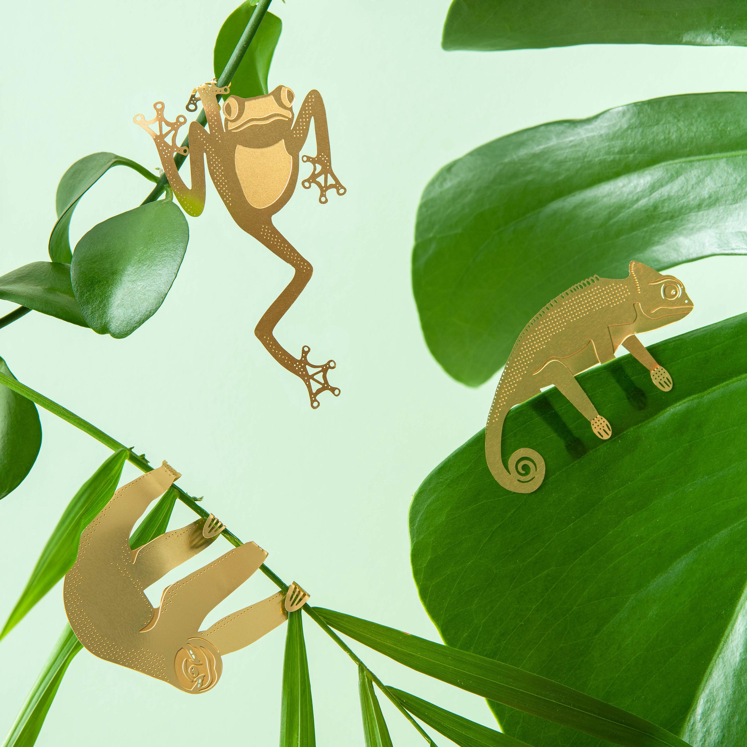 Brass Plant Animal Decoration: Houseplant Accessories