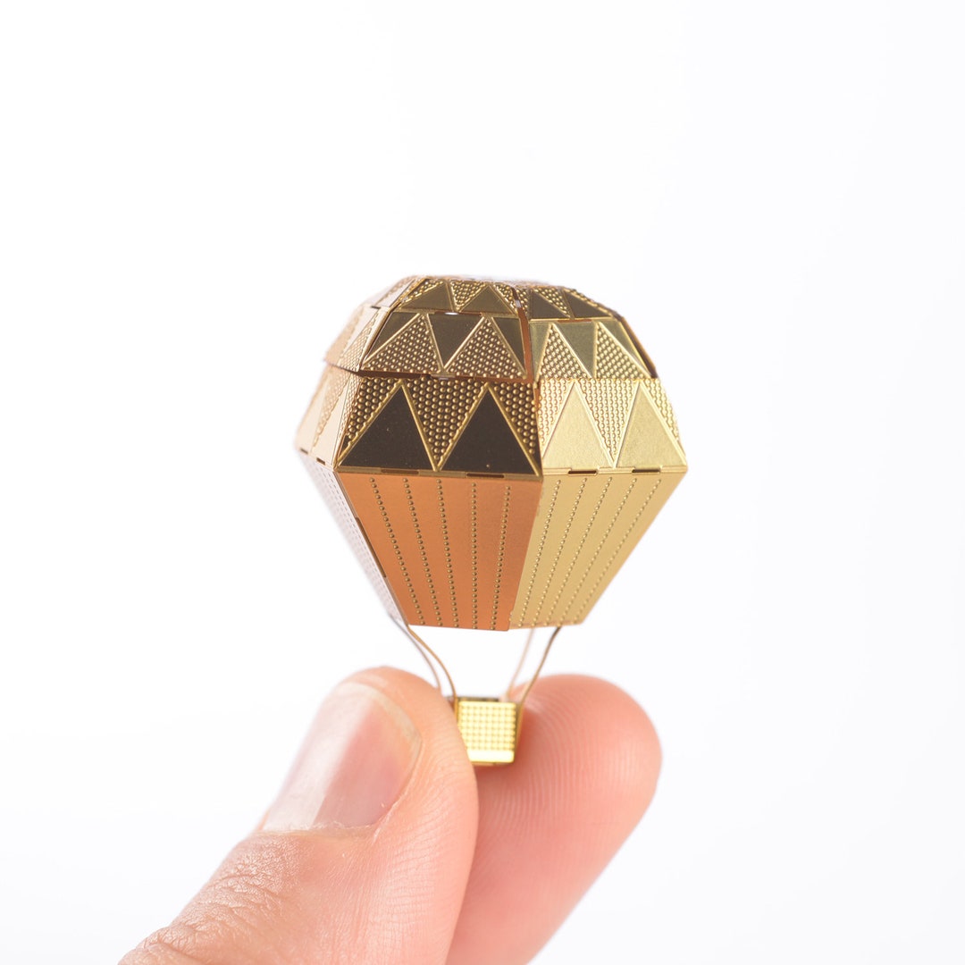 Hot Air Balloon, DIY Mini Model 3D Kit for Crafty People - Etsy