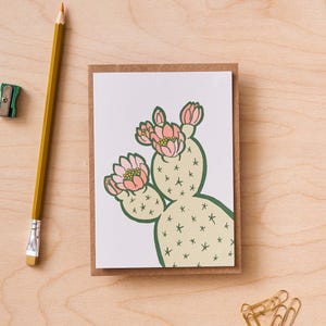 Cactus greeting card - Illustrations of nature