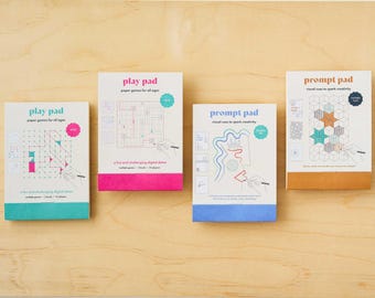 Creative Sketchbooks and Paper Puzzles - Play & Prompt Pads