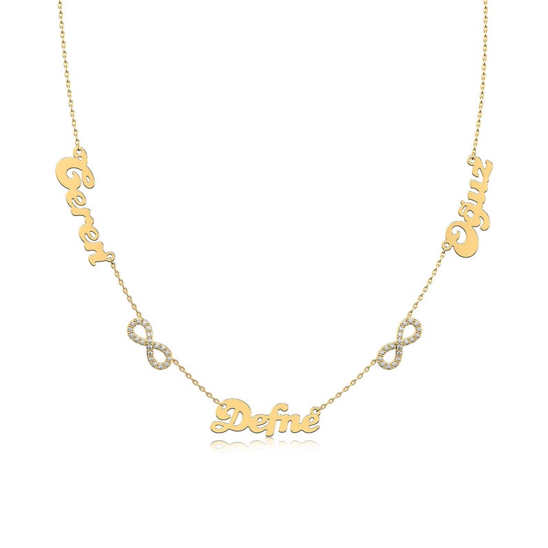Infinity Necklace 925 Sterling Silver 
