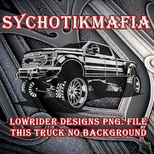 Lifted Truck, Dually, Silhouette Cricut,Printable,Vector,Vinyl,Decal,Cut Files, Lowrider PNG, Lowrider Decal, Lowrider Stencil
