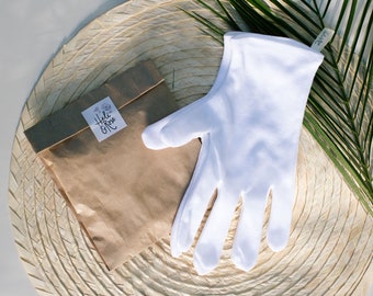 Overnight Spa Moisture Lock Cotton Gloves for Dry and Cracked Skin