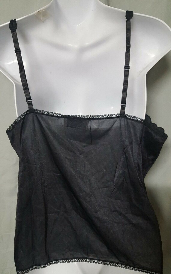 CONTESSA SMALL PINK BLUSH NYLON CAMISOLE TOP VINTAGE STYLE 32/" BUST
