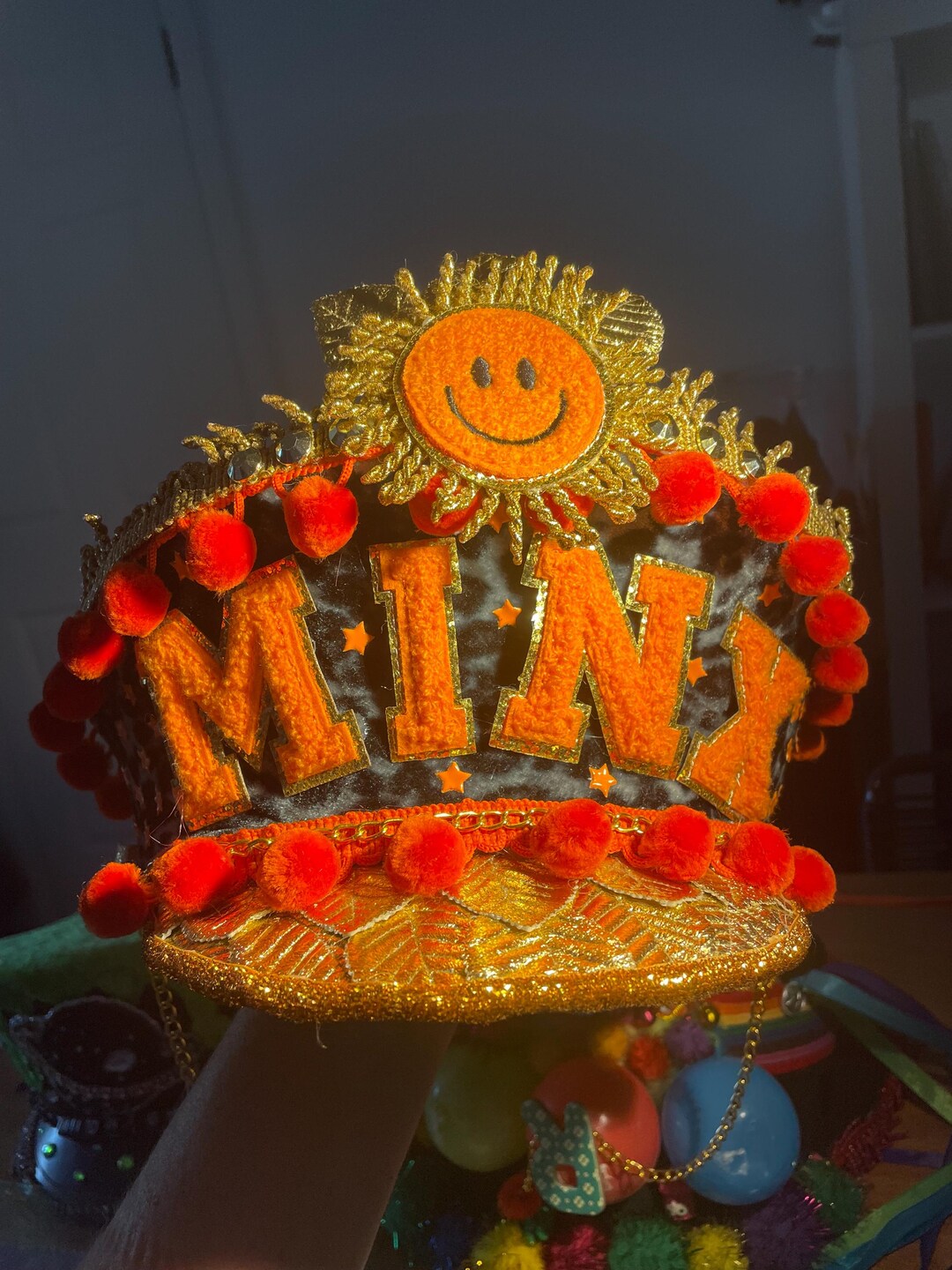 ?Smokin Hot Custom Captains Hat for Burning Man? Deluxe Jeweled Burning Man Captain main image 3