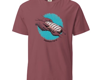 Mateo 7:9-11 - Camiseta cristiana unisex