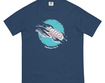 Mateo 7:9-11 - Camiseta cristiana unisex