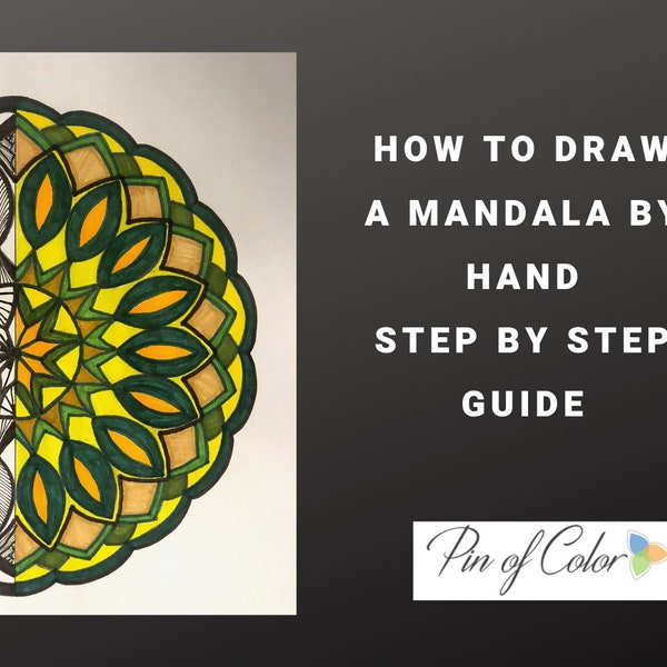 Pdf Tutorial How to draw a mandala, Step by step guide