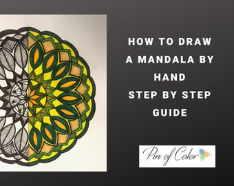 Pdf Tutorial How to draw a mandala, Step by step guide