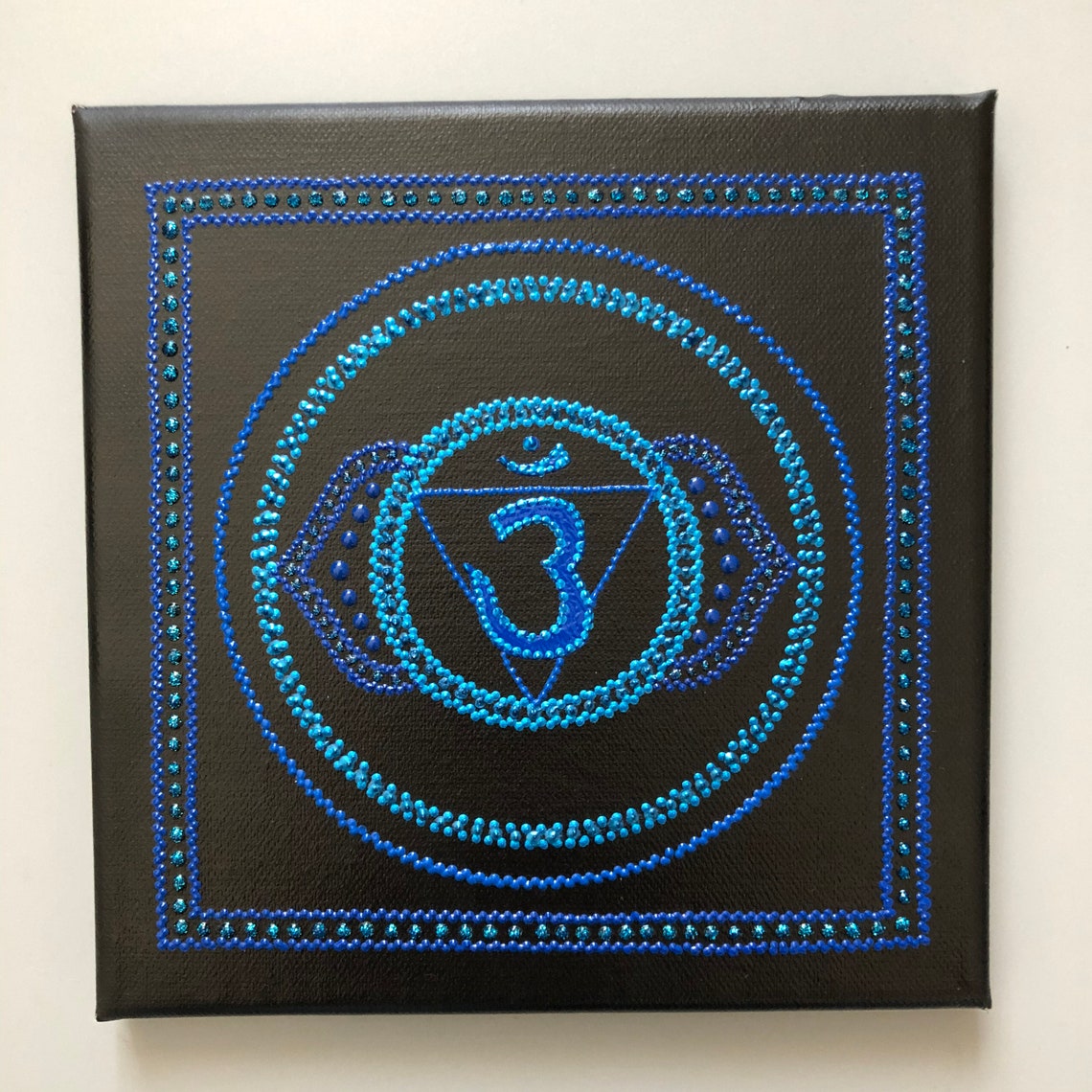 Chakra decor wall hanging set of 7 20cm 7 7/8 Etsy