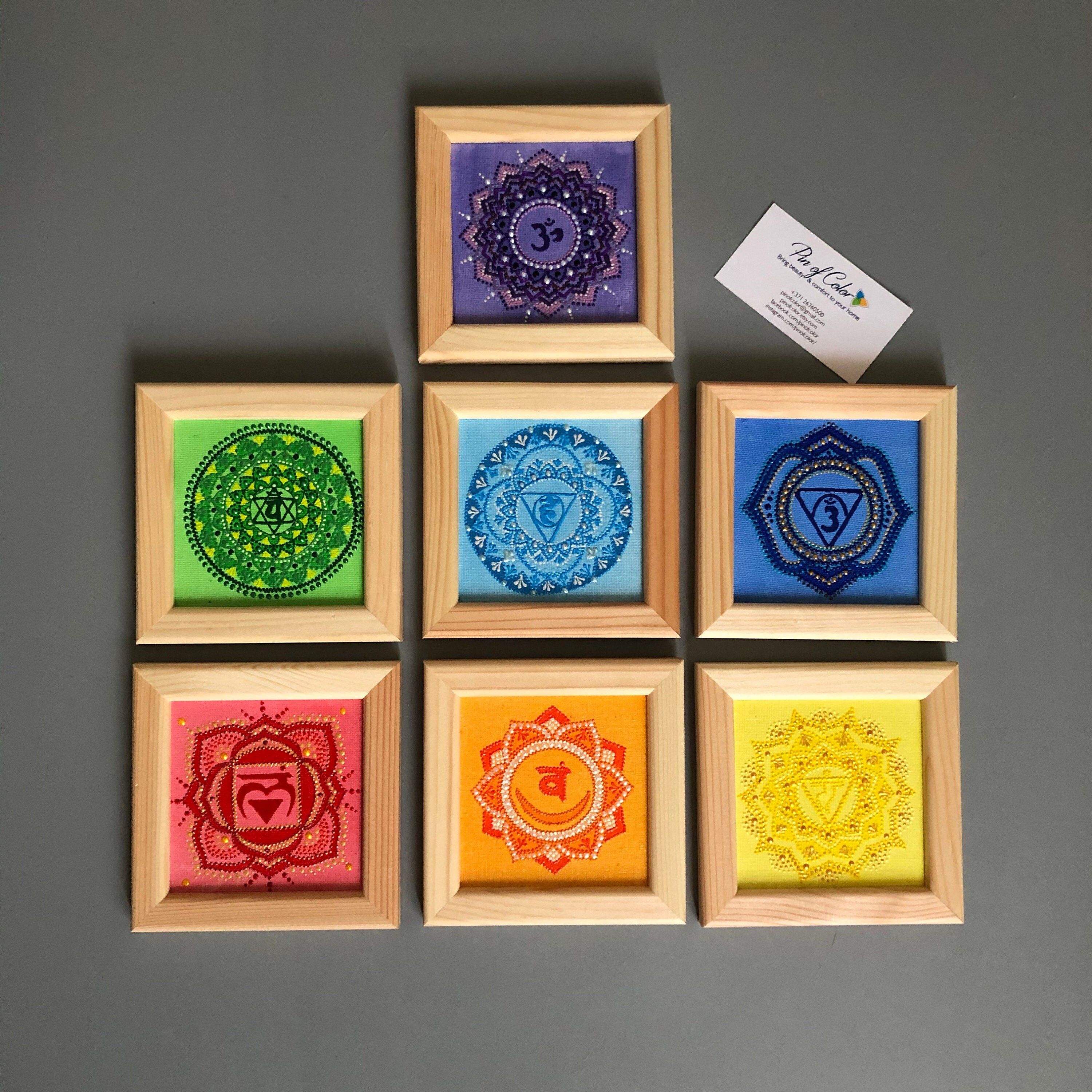 NKlaus Chakra Kaarsenset - 49 Staafkaarsen In 7 Kleuren (16 Cm) Voor Meditatie, Yoga En Decoratie