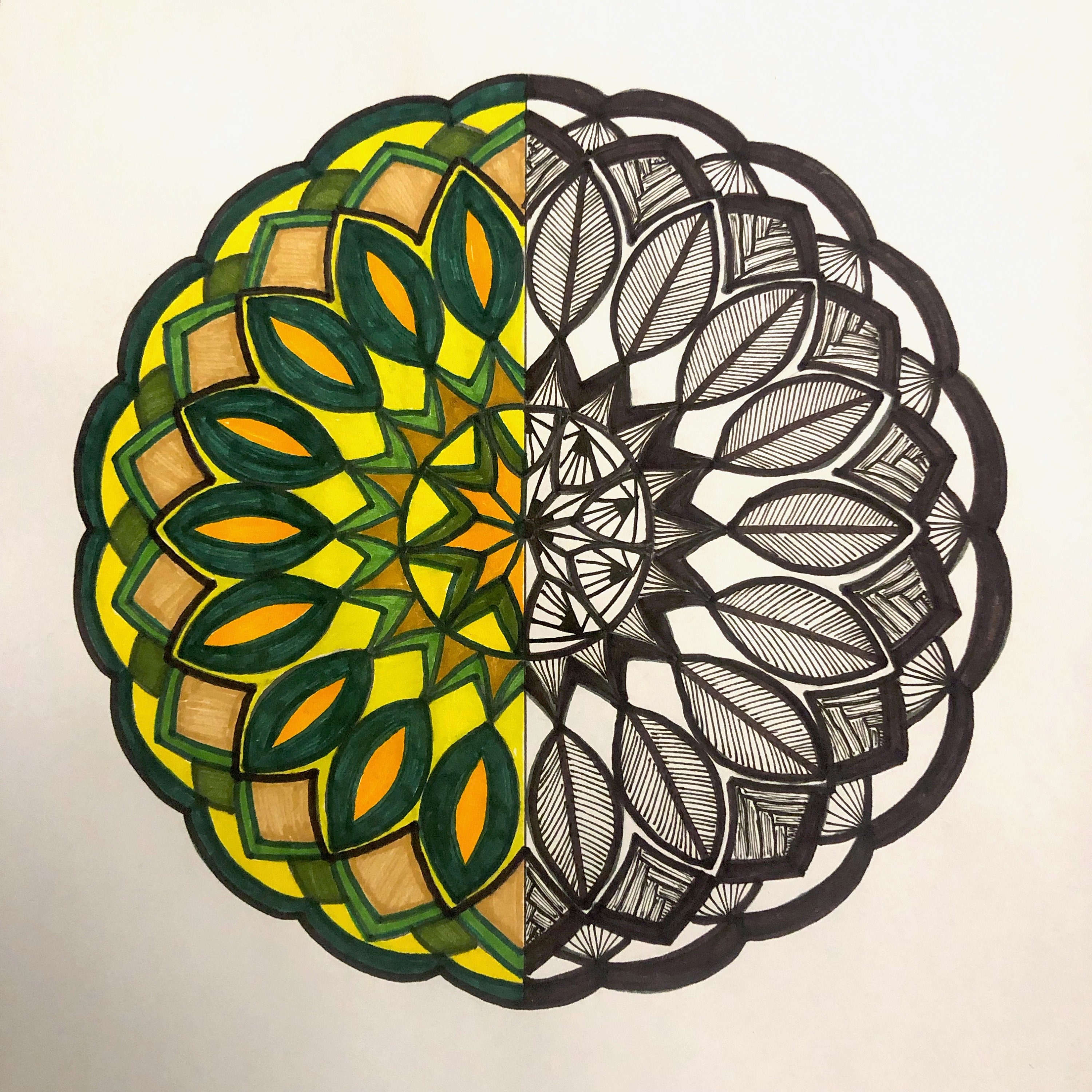Pdf Tutorial How to Draw a Mandala, Step by Step Guide - Etsy