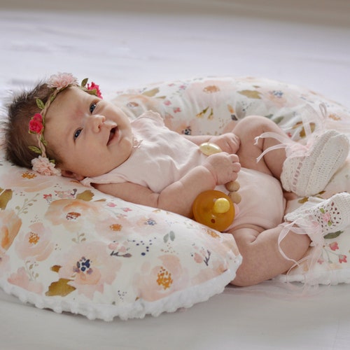 Nursing Pillow Cover Minky Fabric Etsy