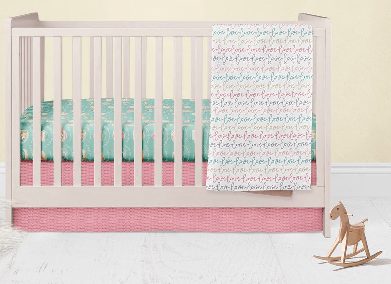 Cupcake Crib Bedding Donut Fitted Crib Sheet Cookie Baby Etsy