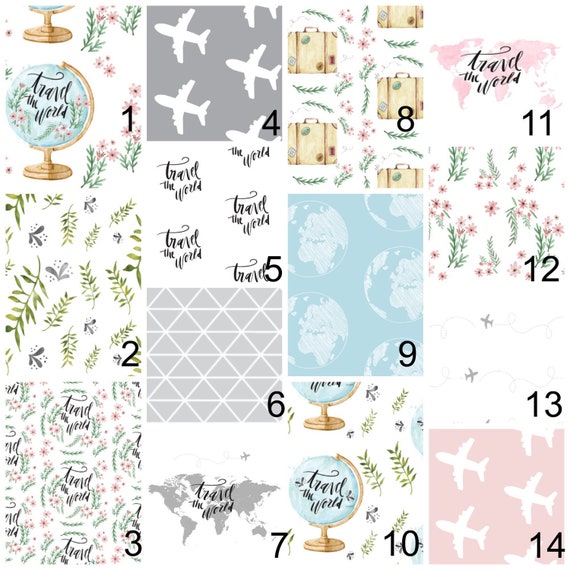 Travel Nursery Baby Bedding Baby Fitted Crib Sheet Baby Etsy
