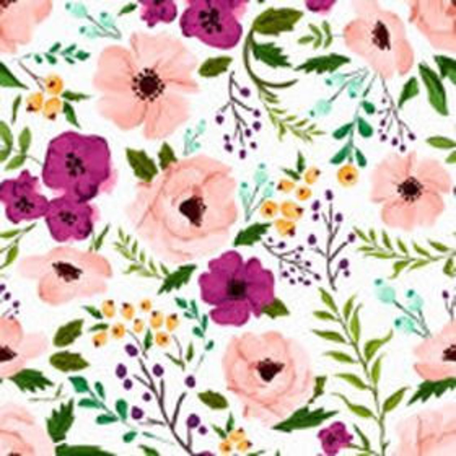 Floral changing pad cover Flowers change Pad Cover Boho Etsy