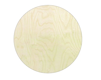 Circle -Multiple Sizes- Cutouts Wood Craft Supply-Sanded- geometric shape