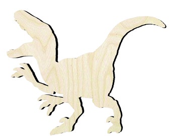 Raptor -Multiple Sizes- Wood Cut outs - Craft project- craft supply