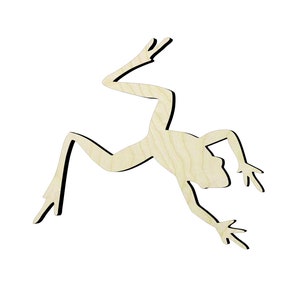 2&quot;- 20&quot; Frog Cutouts Wood Craft Supply-Sanded or unsanded