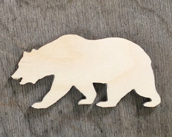 Bear Cutouts  -Multiple Sizes-Wood Craft Supply-Sanded