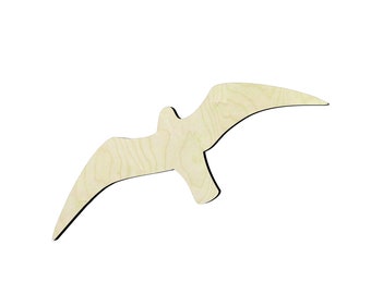 Seagull -Multiple Sizes- Cut Outs Wood Craft Supply-Sanded or unsanded