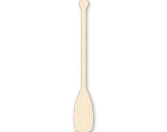 Canoe Paddle Wood Cutout, Baltic Birch Lake House Decor, Laser Cut Oar Craft Blank