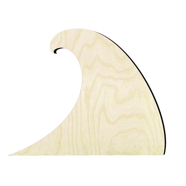 2"- 20" Wave Cutouts Wood Craft Supply-Sanded or unsanded