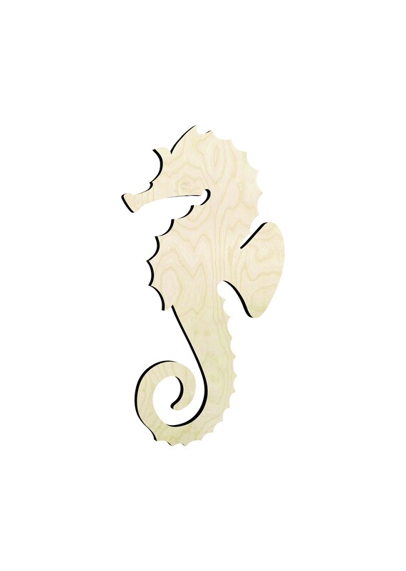 Sea Horse multiple Sizes-wood Cutouts Craft Supply-sanded | Etsy