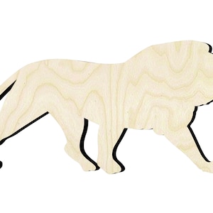 Lion -Multiple Sizes-Cut Outs Wood Craft Supply-Sanded