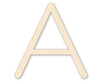 Letter of your choice - Wooden Monogram Letter - Birch Initial for Nursery Wedding