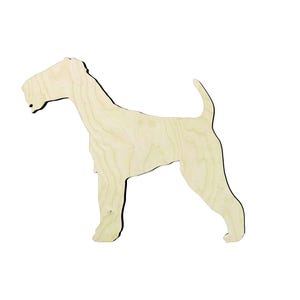 Terrier Dog  -Multiple Sizes-Wood Cut Outs Wood Craft Supply-Sanded or unsanded